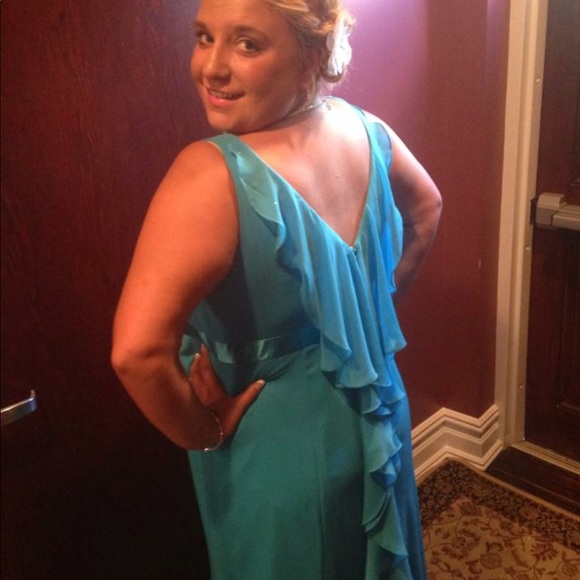 Blue prom dress - Picture 6 of 6